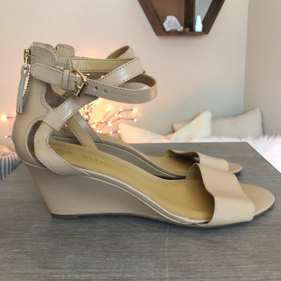 Nine West Wedge Sandals - Picture 5 of 6